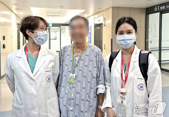 단국대병원 의료진의 도움으로 건강을 회복한 박모 씨는 지난 5일 퇴원했다.