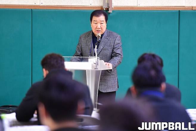 ▲한국중고농구 박소흠 회장