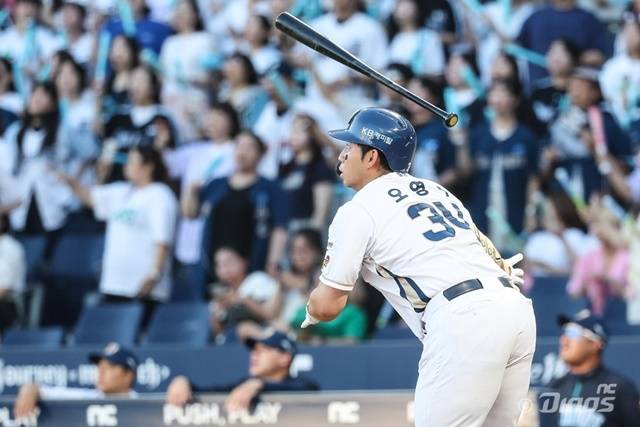 오영수는 2026시즌 NC 타선의 한 축을 책임질 수 있을까. 사진=NC 제공