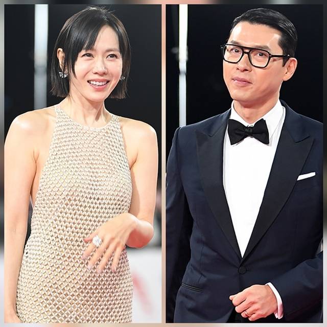 현빈·손예진 부부가 제46회 청룡영화상에서 남우주연상·여우주연상·인기상까지 모두 휩쓸며 ‘청룡 석권’의 장면을 만들어냈다. / 사진 = 천정환 기자