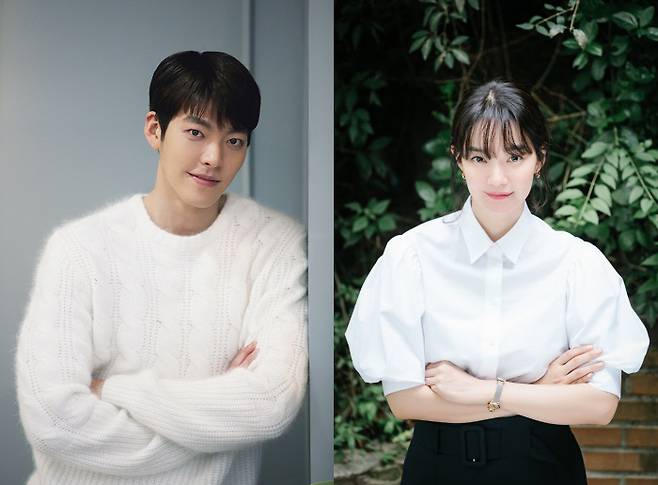 배우 김우빈(좌)과 신민아. 각 소속사 제공