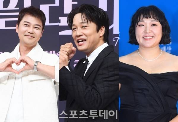 전현무, 차태현, 이수지 / 사진=DB