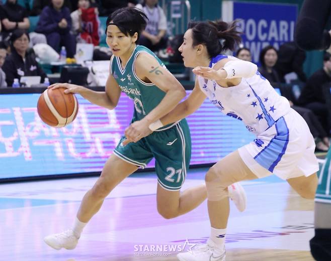 [B하인드★] 부천의 작은새 이이지마 사키, 홈경기 우리은행 27연패 탈출! 우승 향한 첫걸음