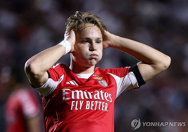 벤피카에서 뛰는 노르웨이 축구대표 안드레아스 시엘데루프. [로이터=연합뉴스 자료사진]