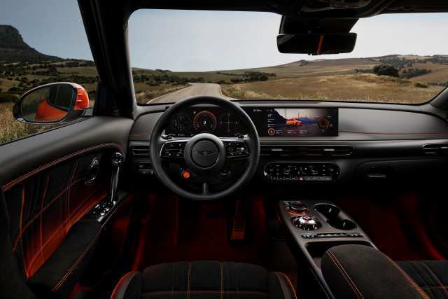 현대자동차 프리미엄 브랜드 제네시스 GV60 마그마 내부. /현대자동차