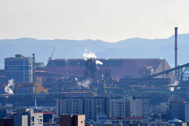 포스코 포항제철소 전경./뉴스1