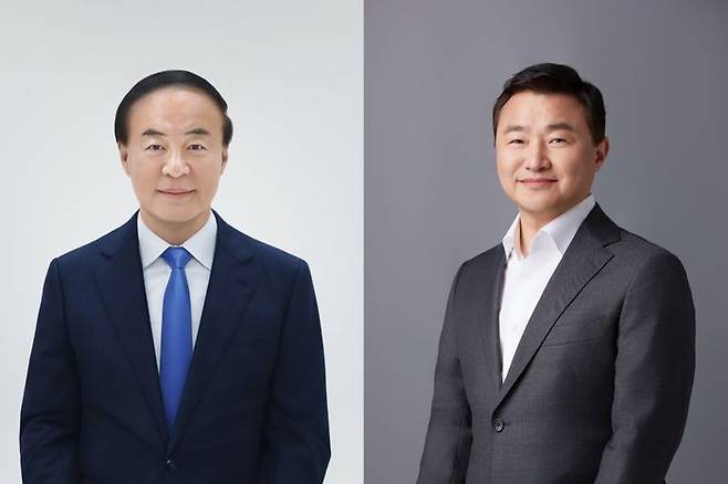 전영현 삼성전자 대표이사 겸 DS부문장(왼쪽), 노태문 대표이사 사장 겸 DX부문장ⓒ삼성전자