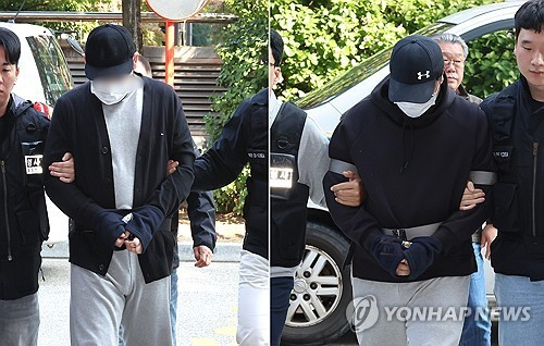 유명 유튜버 납치 폭행한 2인조 구속영장 심사 [연합뉴스 자료사진]