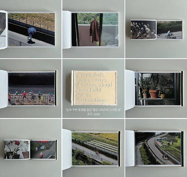 작은 일본식 아파트에 거주하는 작가는 2021년부터 5층에 있는 자기 집 발코니에서 바깥을 바라보며 영상을 꾸준히 촬영했다. 이 영상에서 스크린 숏을 찍어 인스타그램에 올렸다. /사진 김진영