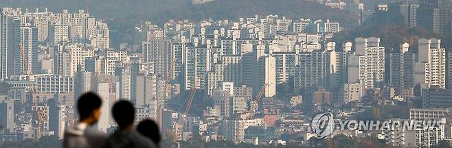 서울 아파트 전경. 연합뉴스