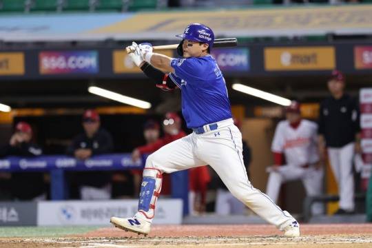 삼성 라이온즈 김재성. 사진[연합뉴스]