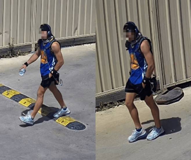 호주에서 차량을 훔치던 남성이 뒷좌석에 잠든 아기를 발견한 뒤 아기를 주차장에 버려두고 도주해 충격을 줬다. 빅토리아주 경찰이 공개한 용의자 모습./사진=호주 빅토리아 경찰