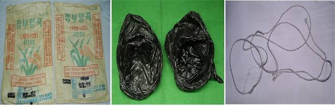 범행에 쓰인 도구들. [서울경찰청 제공]