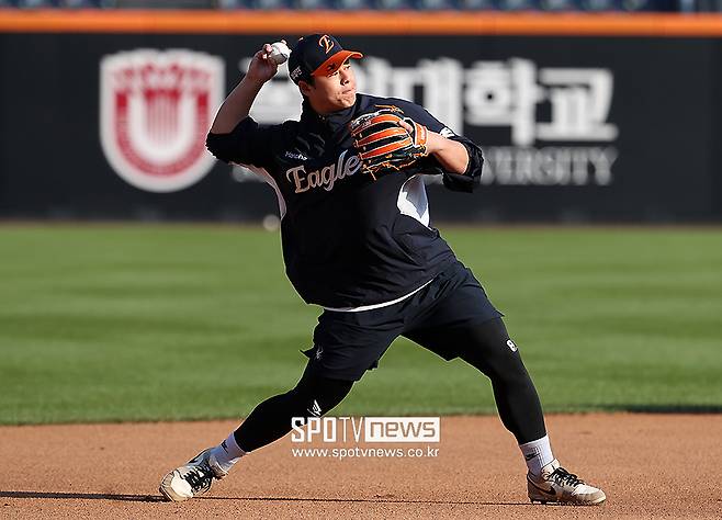 ▲ 노시환의 계약 가치는 강백호보다 훨씬 더 높다는 전망이 나온다 ⓒ곽혜미 기자