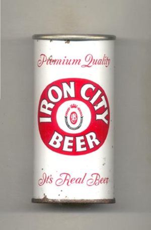 최초로 풀탭 방식을 채용한 맥주 아이언 시티 비어. [사진 출처=rustycans.com]