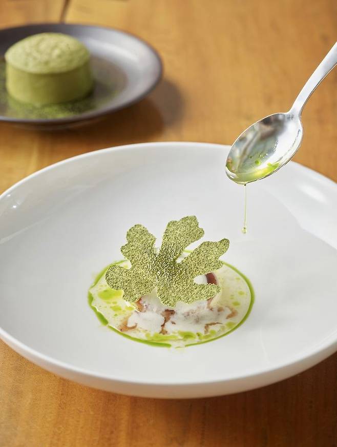 파크 하얏트 서울 ‘어텀 글로우’ 중 ‘프리 디저트 - 무화과 잎’. *재판매 및 DB 금지