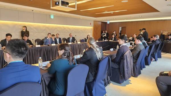 인천시가 의장으로 있는 UAM 분야 국제협력체 'GURS' 회의 [사진=김예빈 기자]