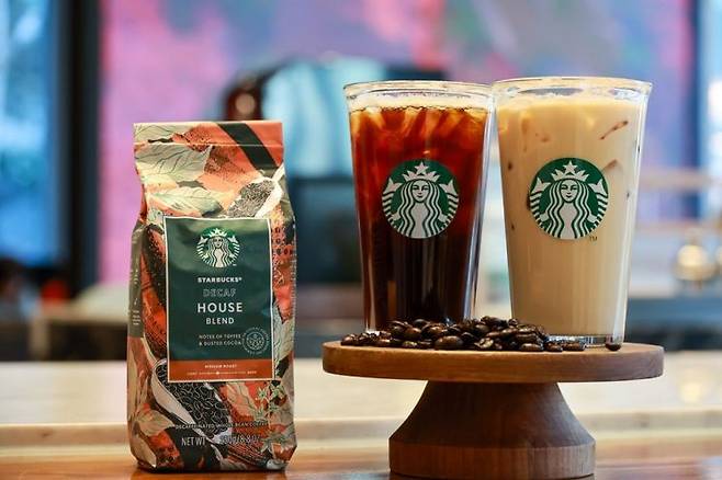 스타벅스 디카페인 커피. 스타벅스