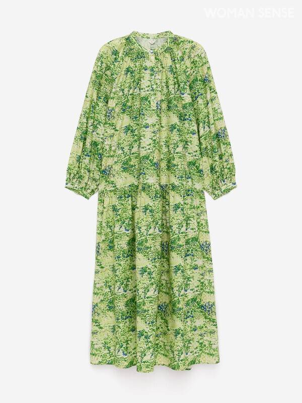 그린 플로럴 패턴 드레스 19만9천원 아르켓