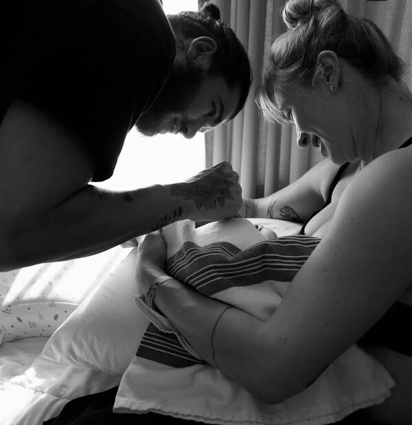 지난 6일 한국에서 태어난 폰세의 딸. 이름은 아직 비밀이다. (사진=폰세 SNS)