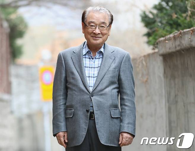 2018.3.28. 삼청동 카페. 영화 '덕구' 배우 이순재 인터뷰. (뉴스1 DB)  ⓒ News1