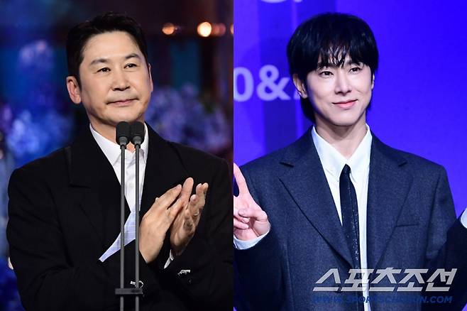 신동엽(왼쪽), 유노윤호. 스포츠조선DB