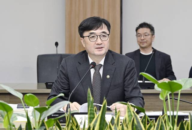 임기근 기획재정부 차관이 25일 서울 영등포구 한국수출입은행에서 열린 '제5회 민간투자사업심의위원회 본회의'를 주재, 모두발언을 하고 있다. [기획재정부]