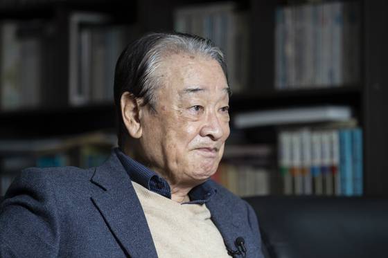 고(故) 이순재 배우가 2020년 중앙일보와 인터뷰하고 있는 모습. 권혁재 사진전문기자