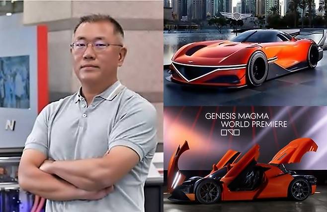 정의선 현대차그룹 회장과 제네시스의 미래 먹거리 [사진출처=현대차/ 편집=최기성 매경 디지털뉴스룸 기자]