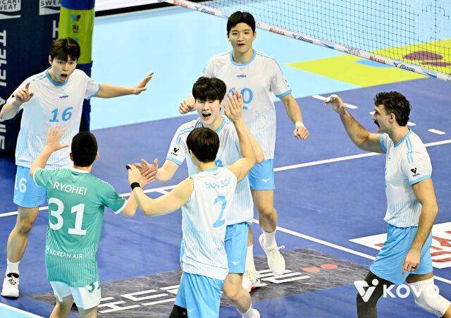 대한항공 배구단./KOVO