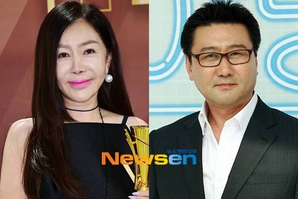 왼쪽부터 박준금, 고 최정우/뉴스엔DB