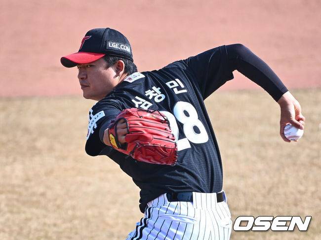 [OSEN=부산, 이석우 기자] LG 트윈스 심창민 150 2025.03.11 / foto0307@osen.co.kr