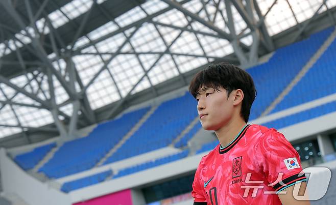 스토크 시티 소속의 배준호. /뉴스1 ⓒ News1 박정호 기자