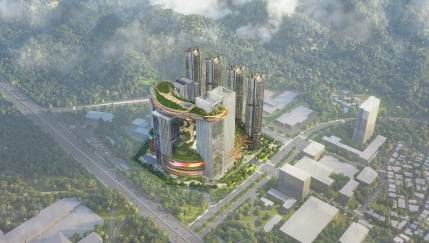 서울 서초구 양재동 한국화물터미널 도시첨단물류단지 예상 조감도. 서울시 제공