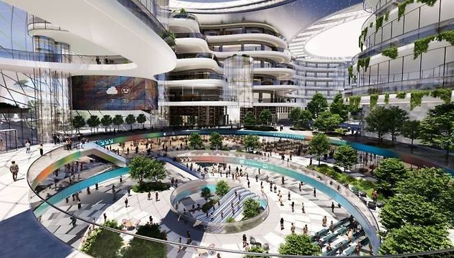 서울고속버스터미널 내부 조감도. [서울시]