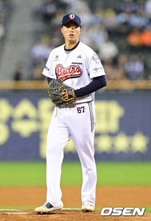 [OSEN=김성락 기자] 두산 베어스 홍민규. 2025.04.18 / ksl0919@osen.co.kr