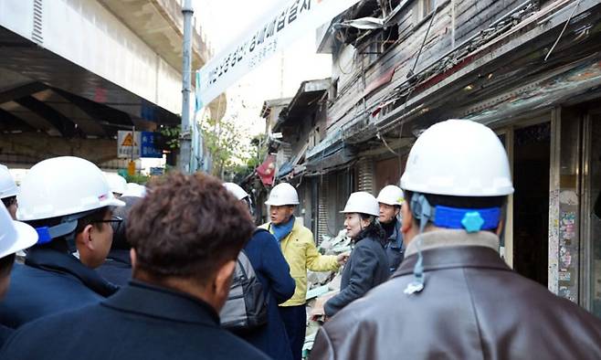 미아리 텍사스 철거. 서울 성북구 제공