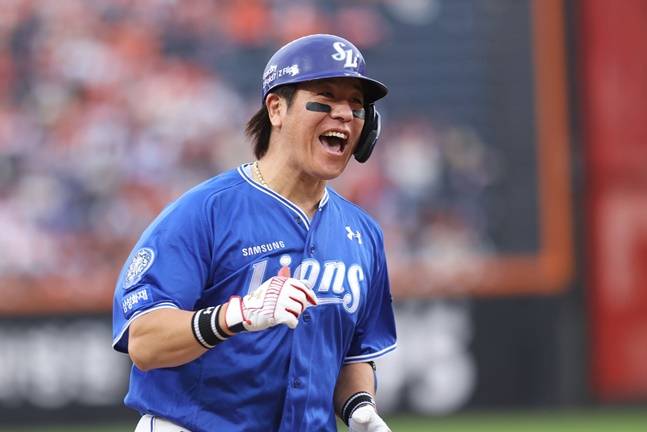 강민호. /사진=삼성 라이온즈 제공