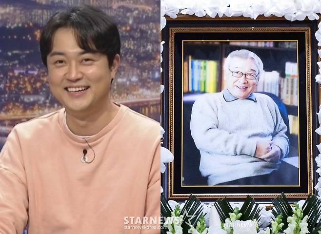 배우 여현수(왼쪽), 배우 고 이순재 /사진=IHQ, 사진공동취재단