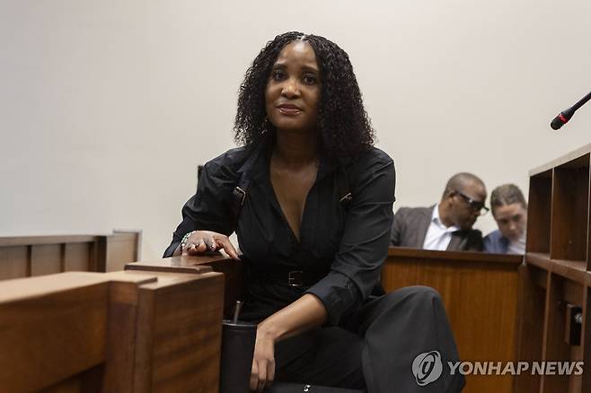 제이컵 주마 전 남아공 대통령의 딸 두두질레 주마-삼부들라 [EPA=연합뉴스 자료사진. 재판매 및 DB 금지]