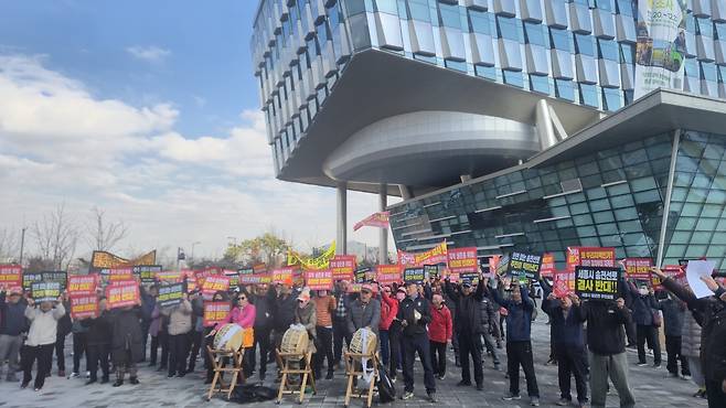 신계룡∼북천안 송전선로 포함 세종주민들 반발 [양영석 기자]
