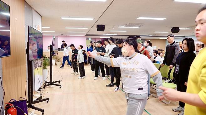 에이블경기도장애인e스포츠협회(회장 주이삭)는 최근 경기도 과천교회(주현신 목사)에서 ‘2025 AEG 장애인 e스포츠 올림픽 게임즈’를 개최했다. 협회 제공