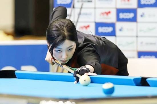 국제대회 출전때문에 오랜만에 국내대회에 출전한 서서아가 ‘제20회 대한체육회장배 2025 전국당구대회’에서 우승했다. 서서아는 국제대회의 경우 시차적응 등보다는 테이블 적응이 더 어렵다고 토로했다. (사진=대한당구연맹)