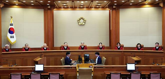 서울 종로구 헌법재판소 심판정 /사진=뉴스1