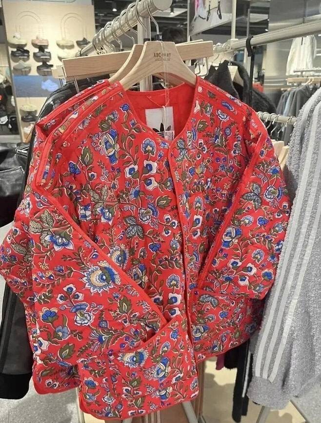 오리지널 X 리버티 퀼티드 재킷. [아디다스]