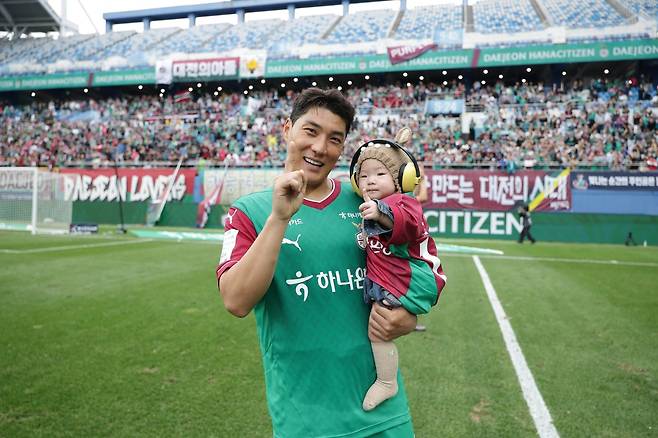 울산 이동경, 전북 박진섭, 대전하나 주민규(사진)는 ‘2025 동아스포츠대상’의 유력한 수상 후보다. 수상자는 12월 2일 오후 3시 서울 성북구 고려대 백주년기념삼성관에서 열릴 시상식에서 발표된다. 사진제공｜한국프로축구연맹