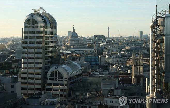 영국 금융가 시티 오브 런던 [로이터 연합뉴스 자료사진 재판매 및 DB 금지]