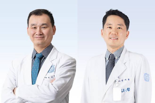 한문구 교수(왼쪽)와 강지훈 교수