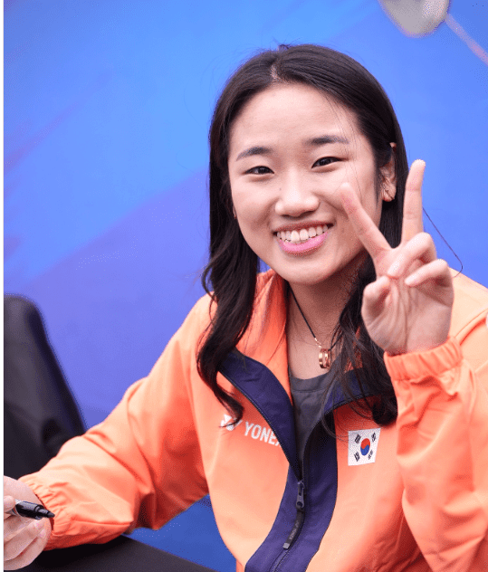 안세영이 요넥스 레전드 비전 클리닉 행사를 통해 국내외 주니어들과 만남의 시간을 갖는다. 배드민턴 코리아 TV