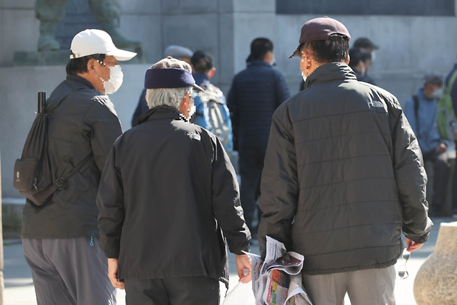 서울 종로 탑골공원 일대. [이충우 기자]